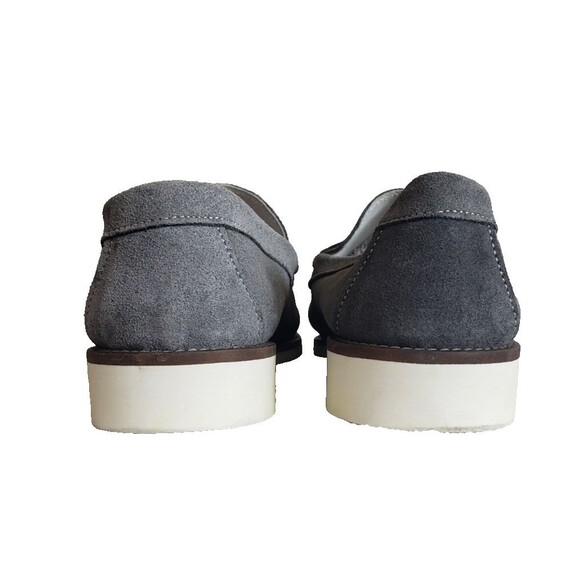 L\' Artigiano Sorrentino Loafers Boat Shos Men Sz 11 Shoes Gray Suede Made Italy main image 5
